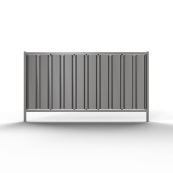 Mobile fence Trapez | galvanized | height: 1.20 m